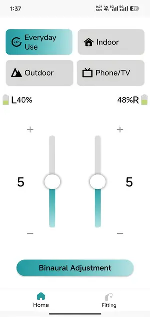 Control de volumen